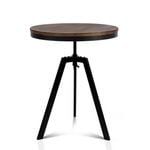 Artiss Bar Table Vintage Dining Retro Industrial Metal Wooden Caf茅 Coffee