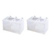 2PK Boyu Aquarium/Fish Tank Net Style Fish Breeder Double 15x25x15cm