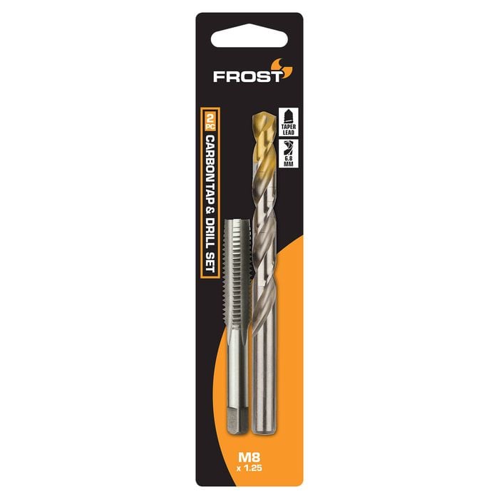 Frost M8 x 1.25-6.8mm Carbon Tap And Drill Set