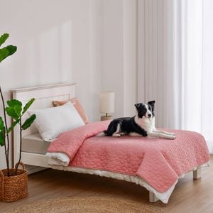 Charlie's Sofur Waterproof Dog Bed Cover Protector Single/king Single 132x208cm Pink