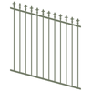 ProtectorAl 0350-1200W x 1200H Pale Eucalypt Spear Top Pool Fence Panel Raked Up to 15º