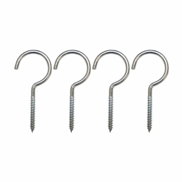 Everhang 5.0 x 32 x 95 x 38mm Hook Screw - 4 Pack