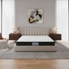 DreamZ Single Mattress 16cm Medium Firm 5-Zone Pocket Spring HD Foam White