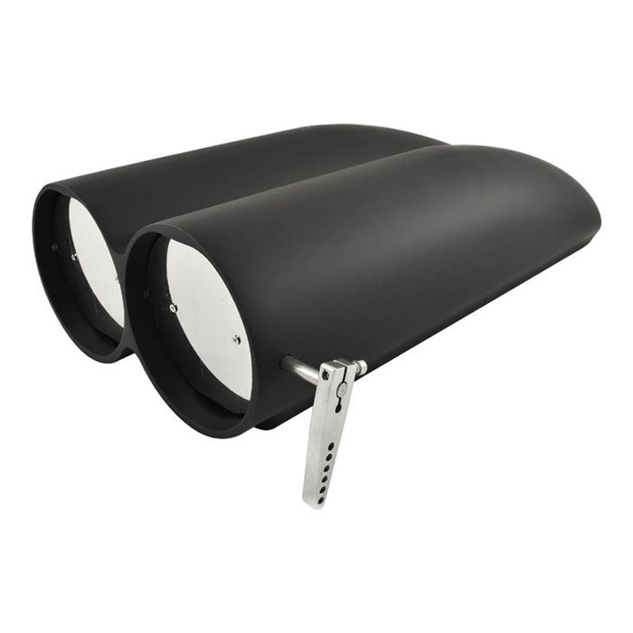 Cal Custom Black Aluminium Shotgun Scoop to Suit Single or Dual Carb