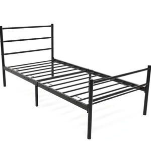 Sol Metal Bed Frame Black - Single