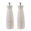 2pc Davis & Waddell Darley Stoneware Oil/Vinegar Dispenser 23.5cm - Cream