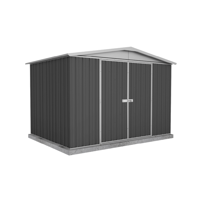 Absco Sheds 3.00 x 2.18 x 2.06m Regent Double Door Garden Shed - Monument