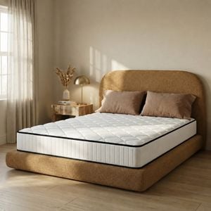 Royal Comfort 5 Zone Foam Bonnell Spring Mattress White Black King