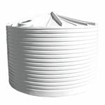 Clark Tanks 22000L Round Poly Water Tank - White