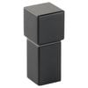 Hafele 14 x 34mm Matt Black Cabinet Knob