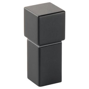 Hafele 14 x 34mm Matt Black Cabinet Knob
