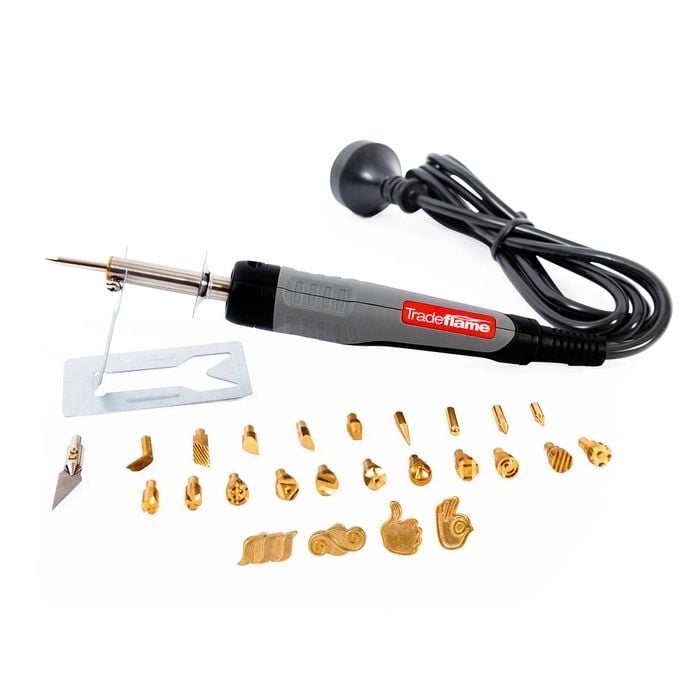 Tradeflame 27 Piece Wood Burning Kit Bunnings Australia
