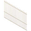 ProtectorAl 1201 - 2400 x 1800mm Primrose Raked 16-30º Loop And Spear Top Pool Fence Panel