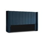 Hotshoppa Mayfair Blue Velvet Headboard Bed Head Queen