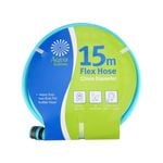 Aqua Systems 15m Light Blue Flex Garden Hose