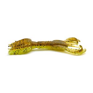 Keitech Hyper Spider 3.2" Scented Soft Plastic Fishing Lure 401T Green Pumpkin Chartreuse