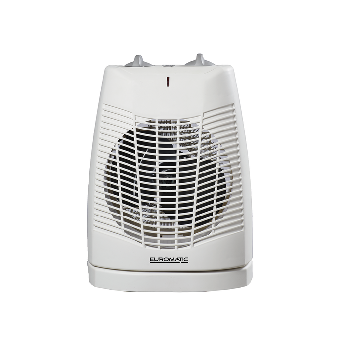 Euromatic 2400W Upright Fan Heater With Oscillation