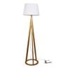 Oriel Lighting Stabb Complete Base & Shade Floor Lamp White