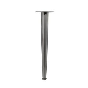 Adoored 400mm Brushed Nickel Tapered Metal Leg Furniture