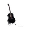 Karrera 41in Acoustic Wooden Guitar with Bag - Black