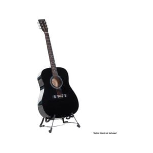 Karrera 41in Acoustic Wooden Guitar with Bag - Black