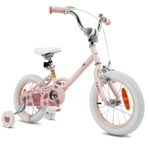 Costway 35cm Bicycle Adjustable Kid Balance Bike Training Wheel Pink