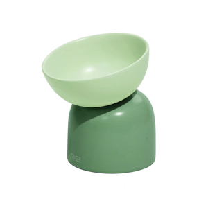 Makesure Sugarbean Pet Bowl/Green/14*14*16cm(L*W*H)