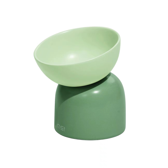 Makesure Sugarbean Pet Bowl/Green/14*14*16cm(L*W*H)