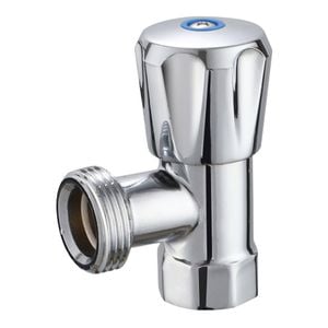 Syneco 20mm Chrome 1/2 Turn Washing Machine Cock