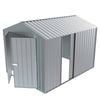 Build-a-Shed 2.3 x 3.0 x 2.3m Gable Single Sliding Side Door Shed - Zinc