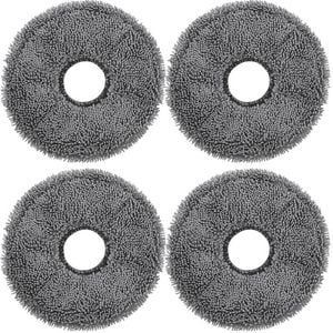 Hygieia Mop Pads for Dreame  L & X Series Robot Vacuum Cleaners, Pkt 4