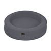 PaWz M Size Memory Foam Donut Dog Bed - Dark Grey