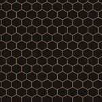 Graham & Brown 52cm x 10m Hexagon Black Easy Décor Wall Paper