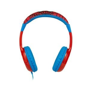 Marvel Spider-man Auxiliary Headphones With Kid-friendly Volume Limit, Padded Earcups & Adjustable Headband
