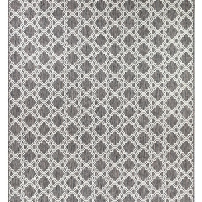 Long Island 9892 W71e 240x330 Brown Cream Rug
