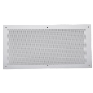 Builders Edge 400 x 200mm White Aluminium Eave Vent - Twin Pack