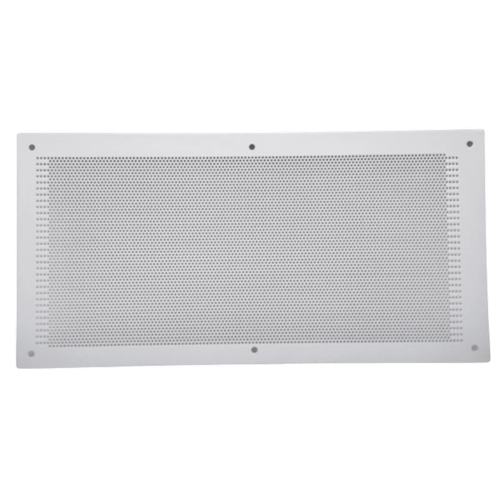 Builders Edge 400 x 200mm White Aluminium Eave Vent - Twin Pack