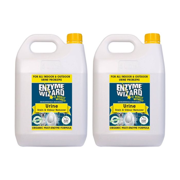2x Enzyme Wizard 5L Urine Stain & Odour Remover