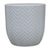Northcote Pottery 17cm White Ava Herring Egg Pot