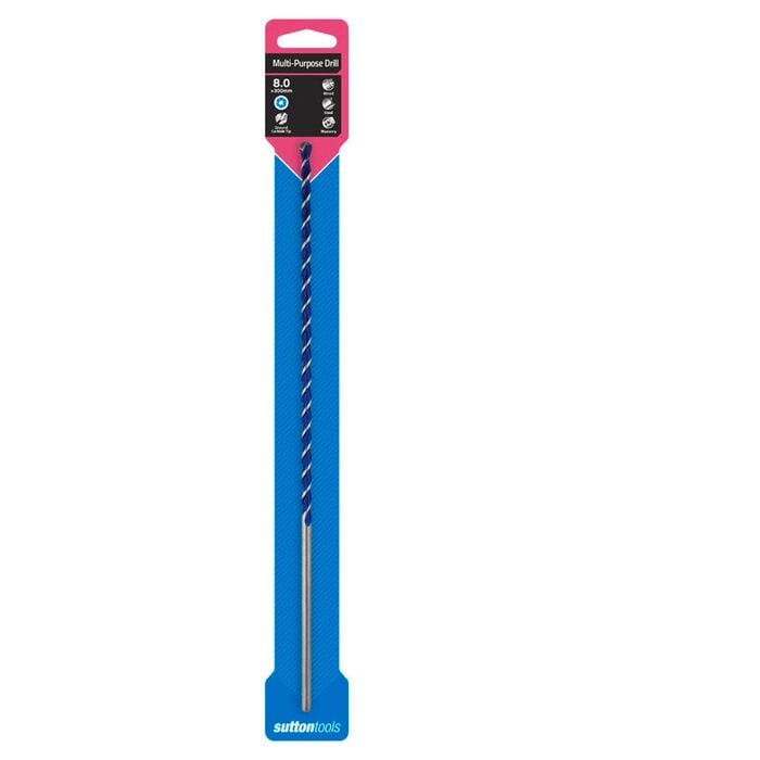 Sutton Tools 8 x 300mm Multi Purpose Drill Bit