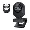 EMeet Piko Dual-Camera AI-Powered 4K Webcam 4.3x5.6cm - Black