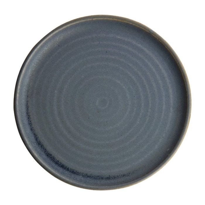 Olympia Round Plate Canvas Small Rim Blue Granite 265mm 6 Pack