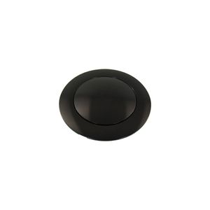 Cal Custom Black Anodised Aluminium Large Smooth Style Horn Button