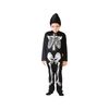 More Than Party Skeleton Jumpsuit Kids Halloween Costume w/Headpiece 6-9y