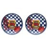 2PK Porto Valentina Porcelain Round Serving Platter 30cm Medley
