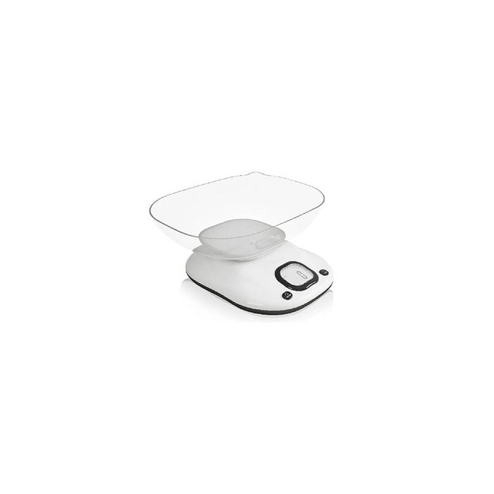 Sansai Digital LCD LED Kitchen Food Weigh Scale w/ Bowl 21x23cm Assorted
