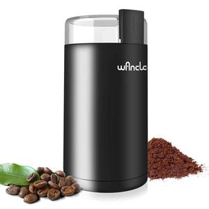 NNEOBA 200W High Power Electric Coffee Grinder One Touch Operation Black