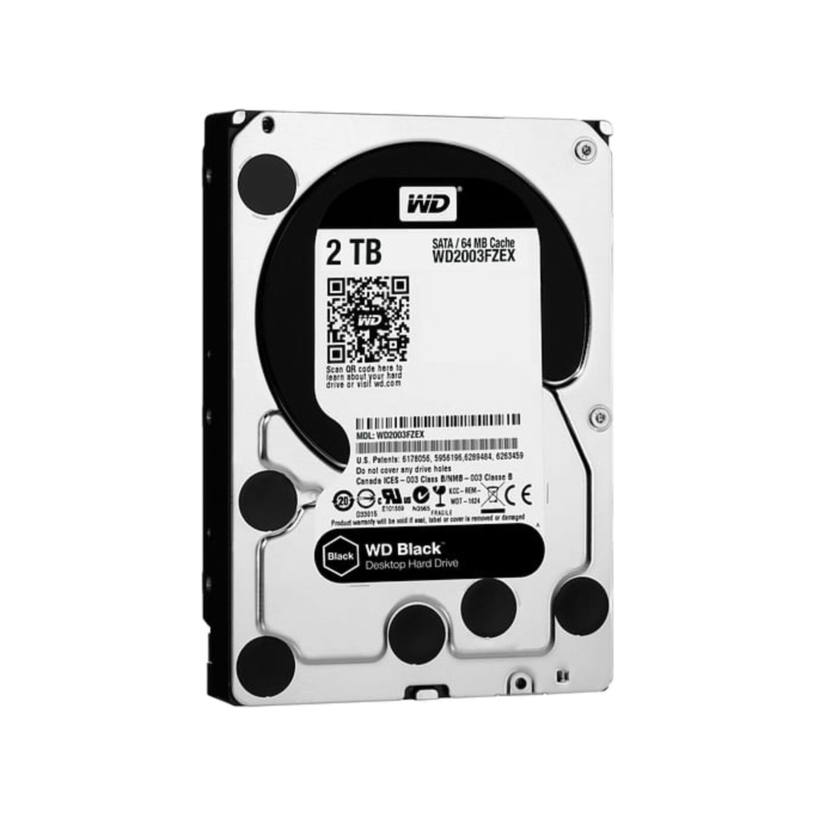 【使用時間0時間】WD Black 2TB HDD WD2003FZEX Western Digital Black 2TB 3.5