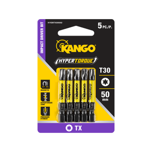 Kango 50mm TX30 HyperTorque Impact Driver Bit - 5 Pack
