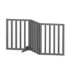 i.Pet Dog Gate Playpen Enclosure 3 Panels Pet Door Fence Wooden Play Pen Stair